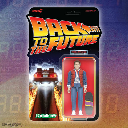 Back to the Future Figure -  ReAction+ Wv1 Marty McFly '85 3¾-inch Retro Action Figure