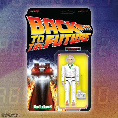 Back to the Future Figure -  ReAction+ Wv1 Doc Brown '85 3¾-inch Retro Action Figure
