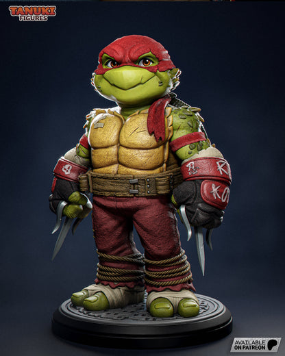 TMNT Figurine - Toon Raphael (1:12 Scale)