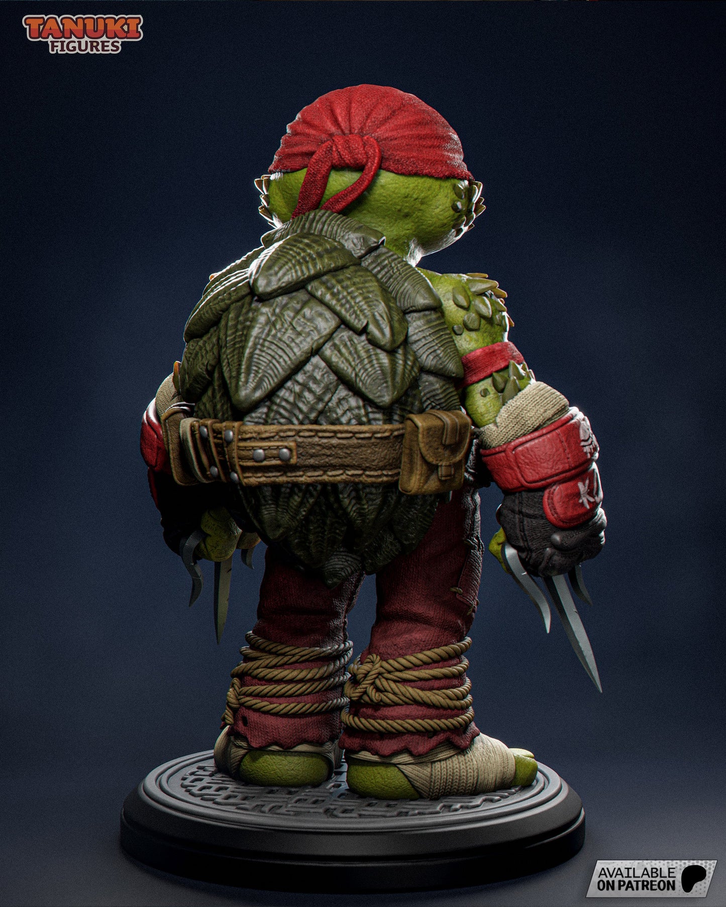 TMNT Figurine - Toon Raphael (1:12 Scale)