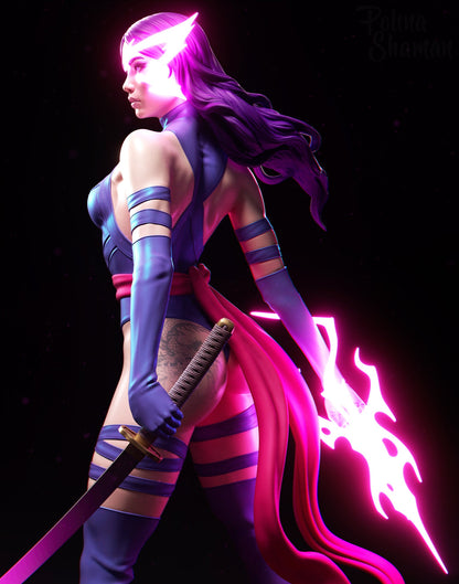 Marvel Comics Statue - Psylocke  - Marvel Comics (1:8 Scale, NSFW)