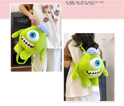Disney Plush Backpack - Mike Wazowski (Monsters Inc.)