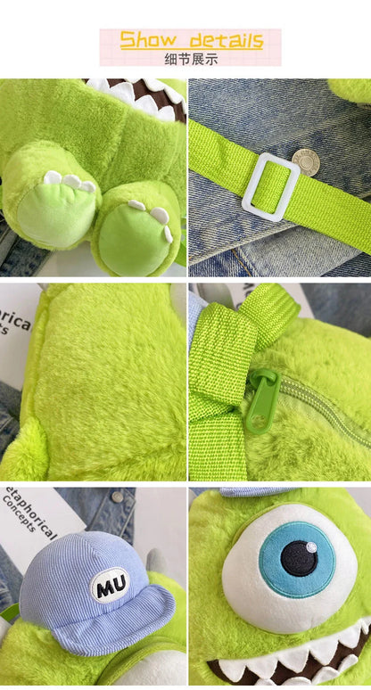 Disney Plush Backpack - Mike Wazowski (Monsters Inc.)