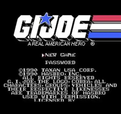 G.I. Joe Video Game - 8 Bit for Nintendo