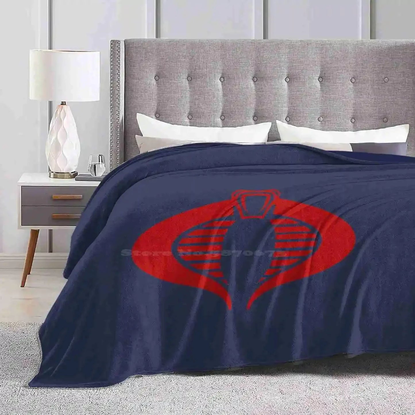 G.I. Joe Blanket - Cobra Logo