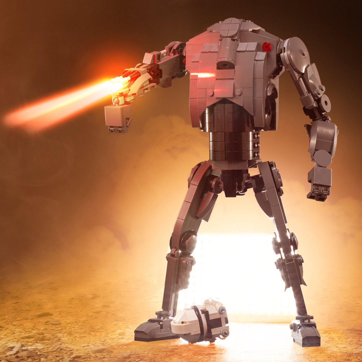 Star Wars Lego Set - Super Battle Droid Custom MOC made using LEGO parts
