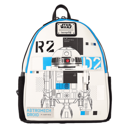 Star Wars: The Power of the Force R2-D2 Astromech Droid Light Up Mini Backpack by Loungefly