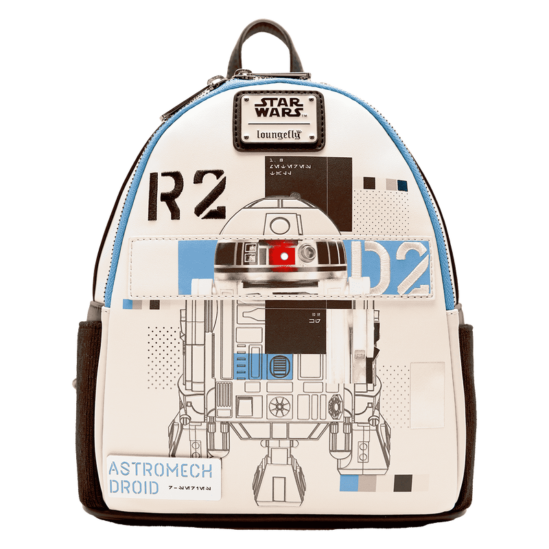Star Wars: The Power of the Force R2-D2 Astromech Droid Light Up Mini Backpack by Loungefly