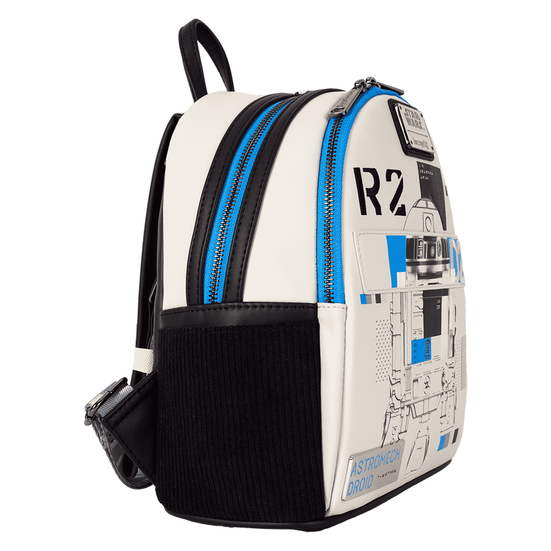 Star Wars: The Power of the Force R2-D2 Astromech Droid Light Up Mini Backpack by Loungefly