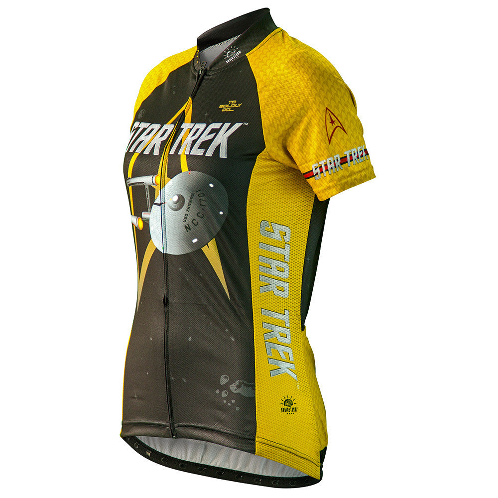 Star Trek Command Gold Women's Cycling Jersey