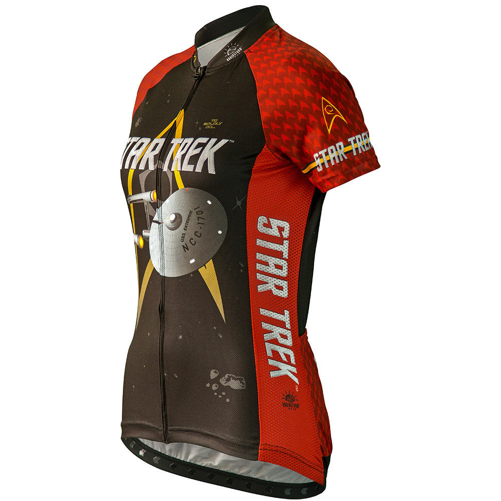 Star Trek Women's Engineering Red Cycling Jersey