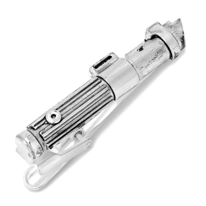 Star Wars Darth Vader LIGHTSABER Tie Clip and Black Paisley Tie – Choose the Dark Side Gift Set