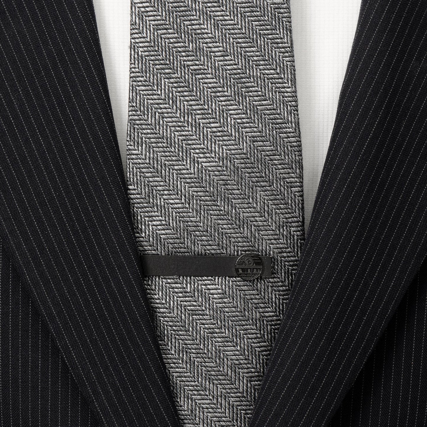 Star Wars Death Star Satin Black Tie Bar