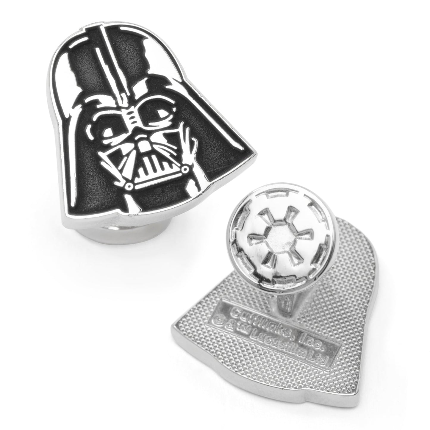 Star Wars Darth Vader Recessed Matte Cufflinks