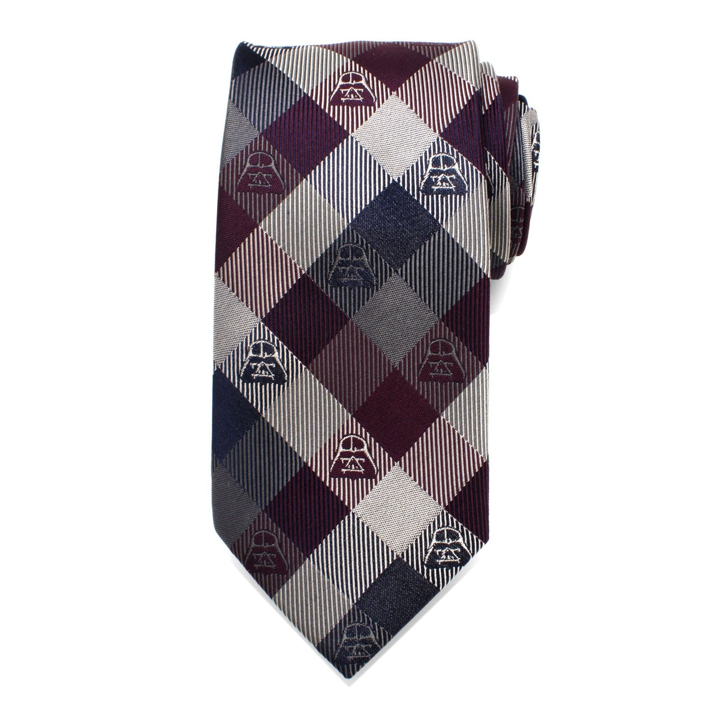 Star Wars Darth Vader Plum Plaid Tie
