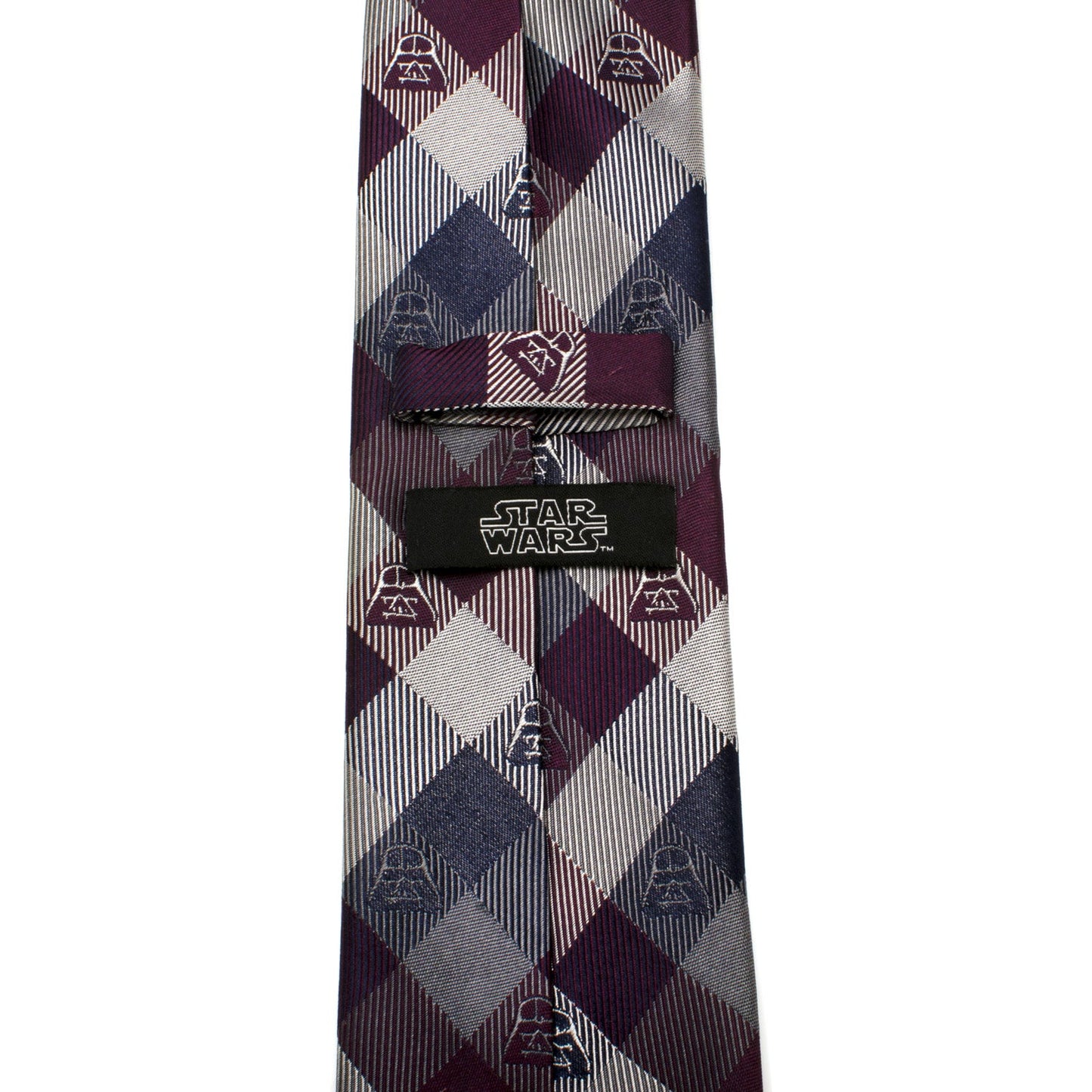 Star Wars Darth Vader Plum Plaid Tie