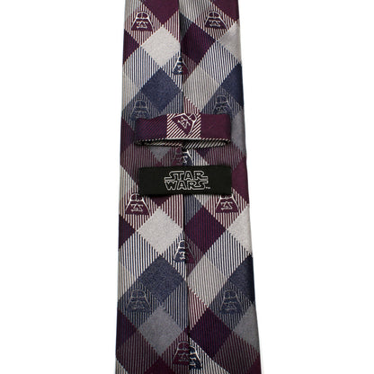 Star Wars Darth Vader Plum Plaid Tie