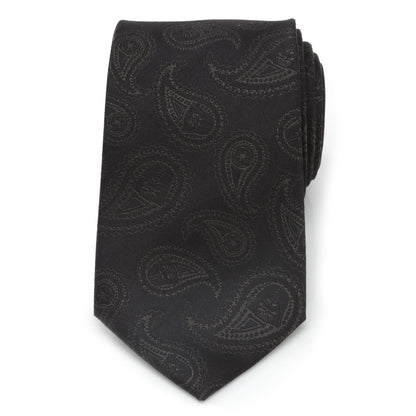 Star Wars Darth Vader Black Paisley Silk Tie