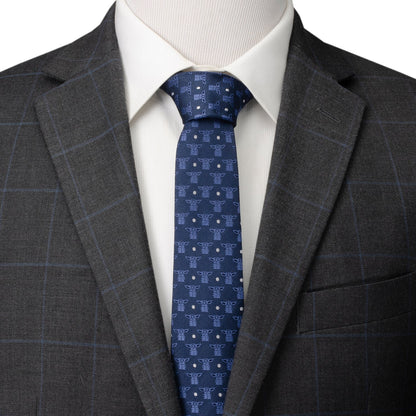 Star Wars Grogu Navy Blue Tie