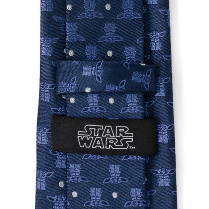 Star Wars Grogu Navy Blue Tie