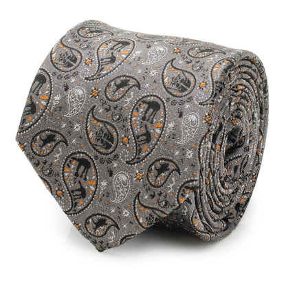 Star Wars Battle of Hoth Paisley Gray Tie