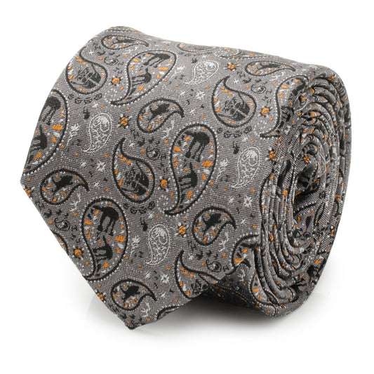 Star Wars Battle of Hoth Paisley Gray Tie