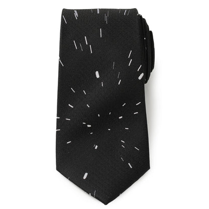 Star Wars Hyperspace Black Tie with Hidden Message