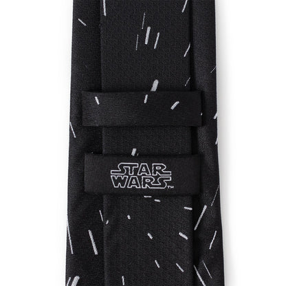 Star Wars Hyperspace Black Tie with Hidden Message