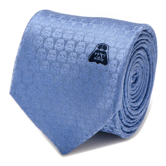 Star Wars Darth Vader and Stormtroopers Imperial Force Blue Tie