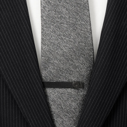 Star Wars Imperial Crest Satin Black Tie Bar