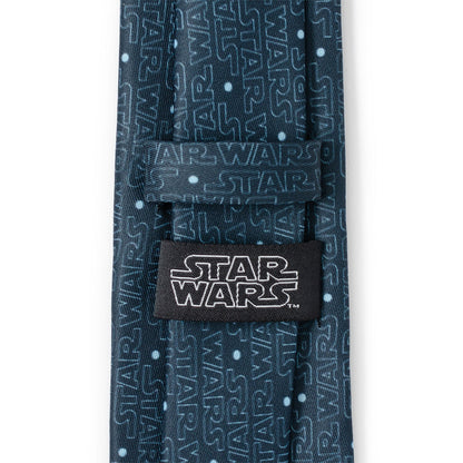 Star Wars Logo Blue Tie