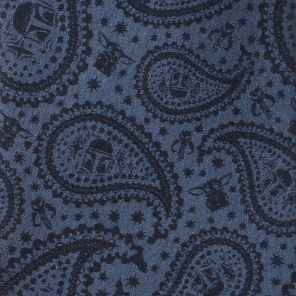 Star Wars Mandalorian and Grogu Navy Paisley Tie