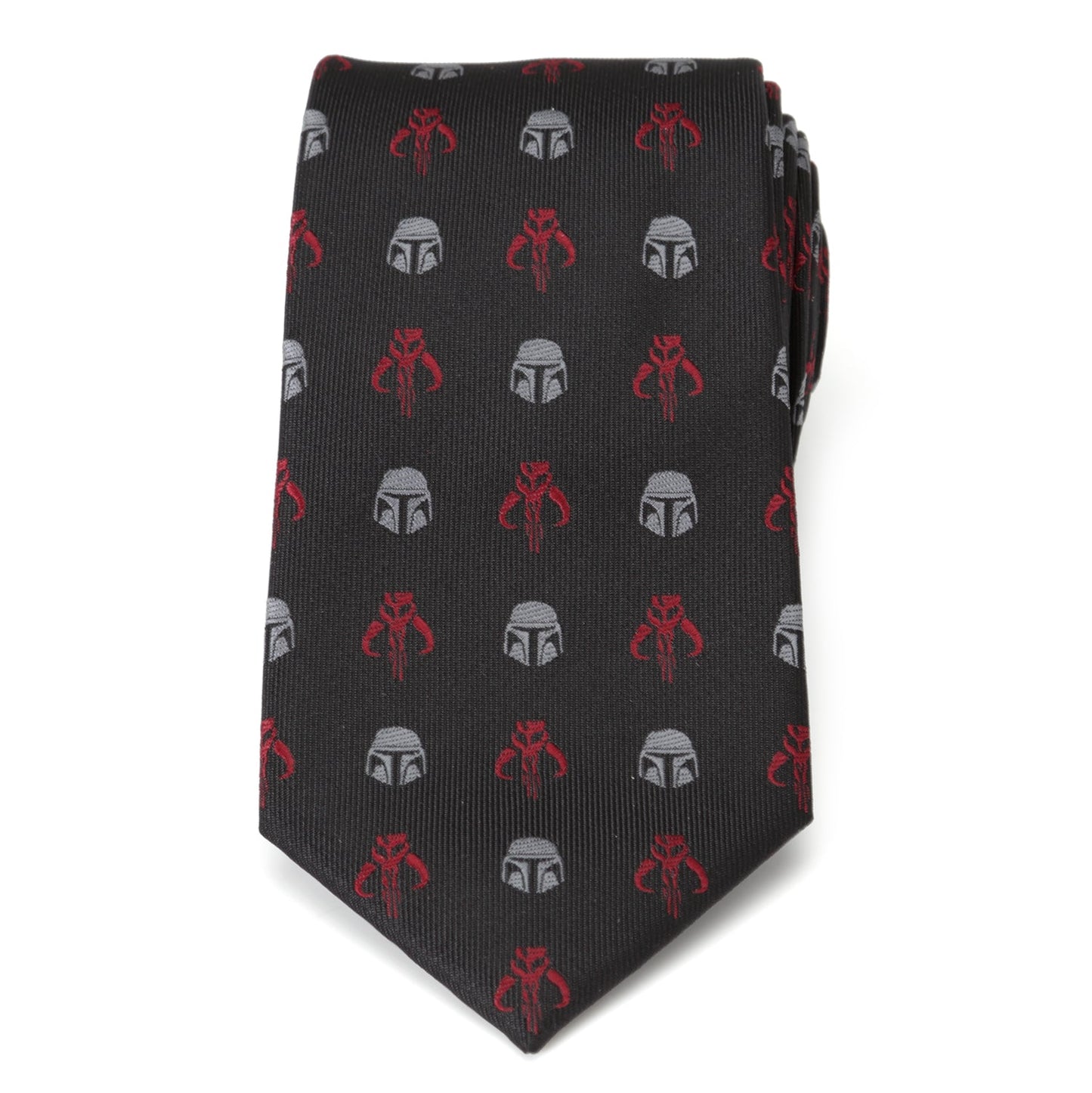 Star Wars Mandalorian and Mythosaur Red and Black Tie