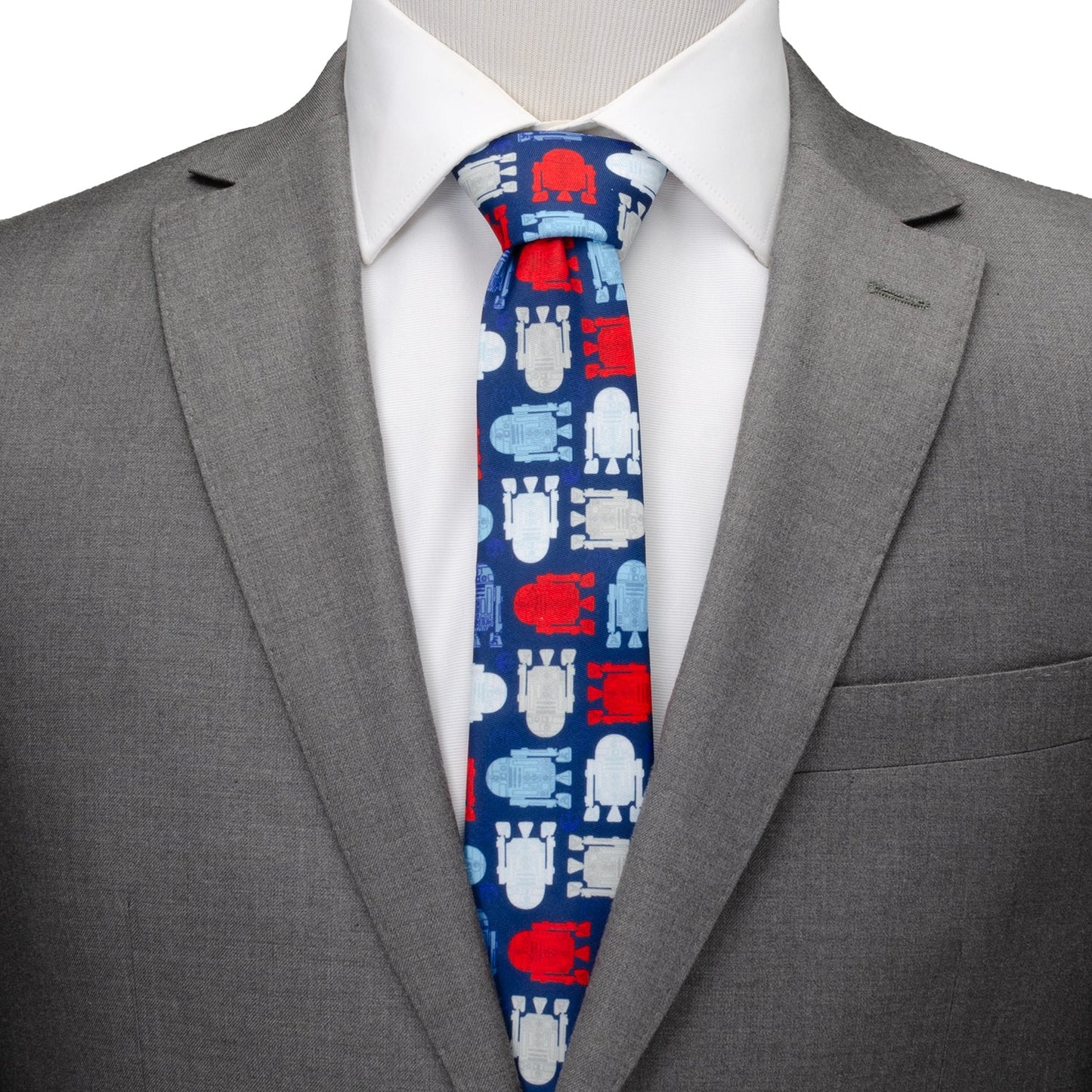 Star Wars R2-D2 Red, White, and Blue Tie