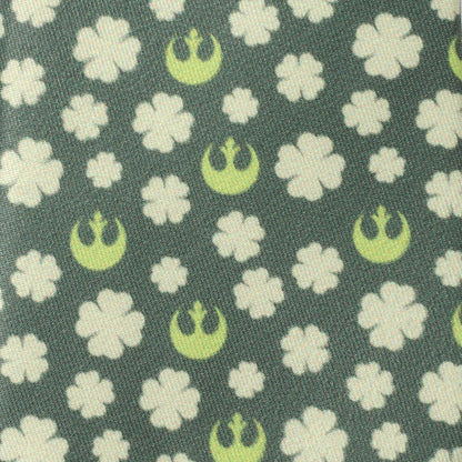Star Wars Rebel Alliance Crest and Shamrock Green Tie