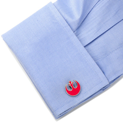 Star Wars Rebel Alliance Starbird Crest Red Cufflinks
