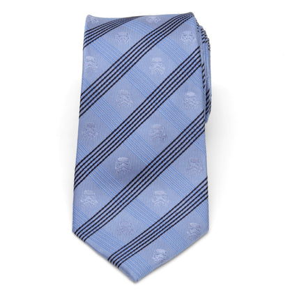 Star Wars Stormtrooper Blue Plaid Tie