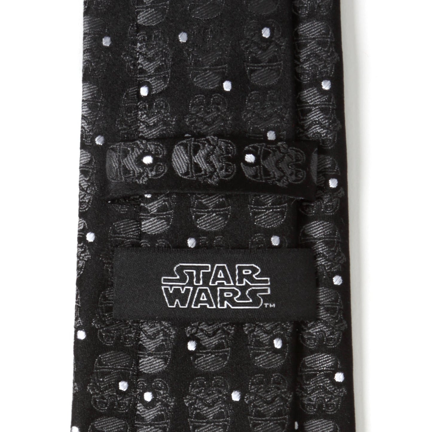 Star Wars Stormtrooper Dotted Black Tie