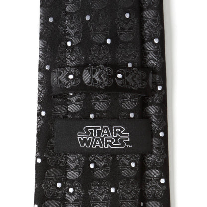 Star Wars Stormtrooper Dotted Black Tie
