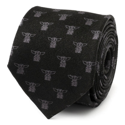 Star Wars Grogu Black Tie
