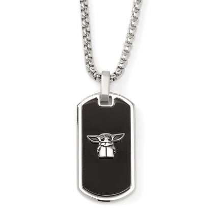 Star Wars Grogu Dog Tag Necklace