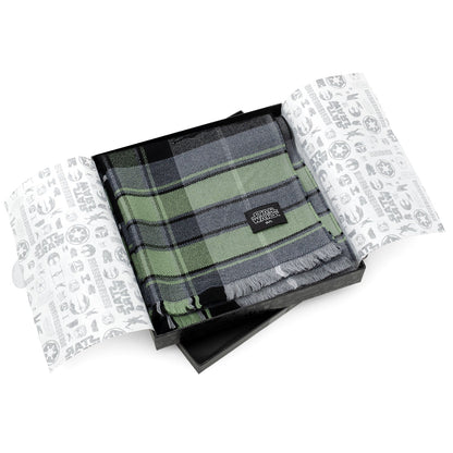 Star Wars Grogu Green and Black Scarf