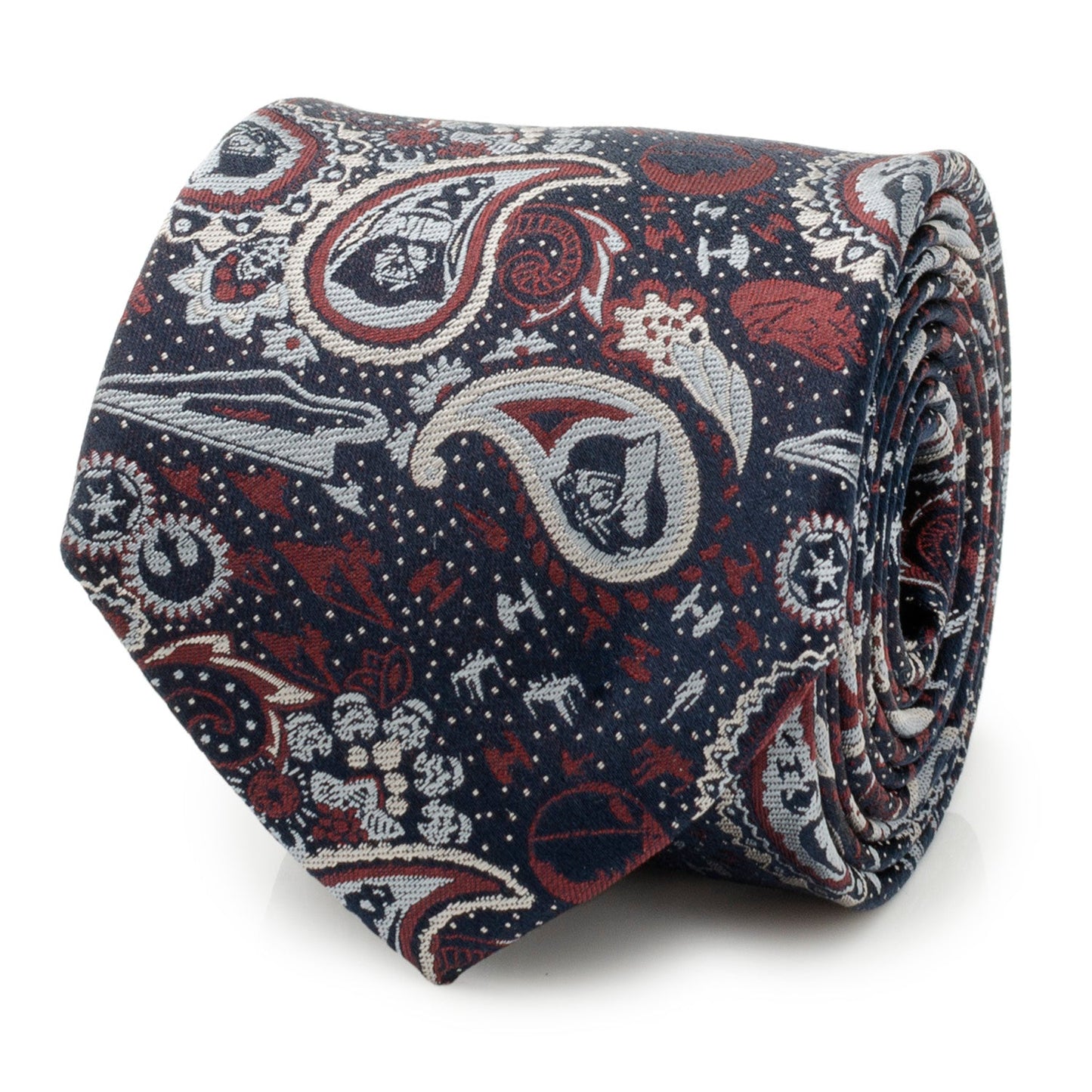 Star Wars Darth Vader Navy Multicolored Paisley Tie