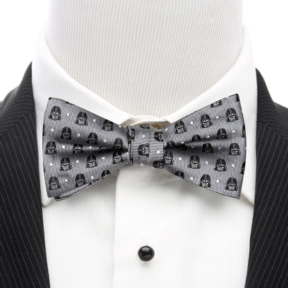 Star Wars Darth Vader Gray Polka Dot Bow Tie