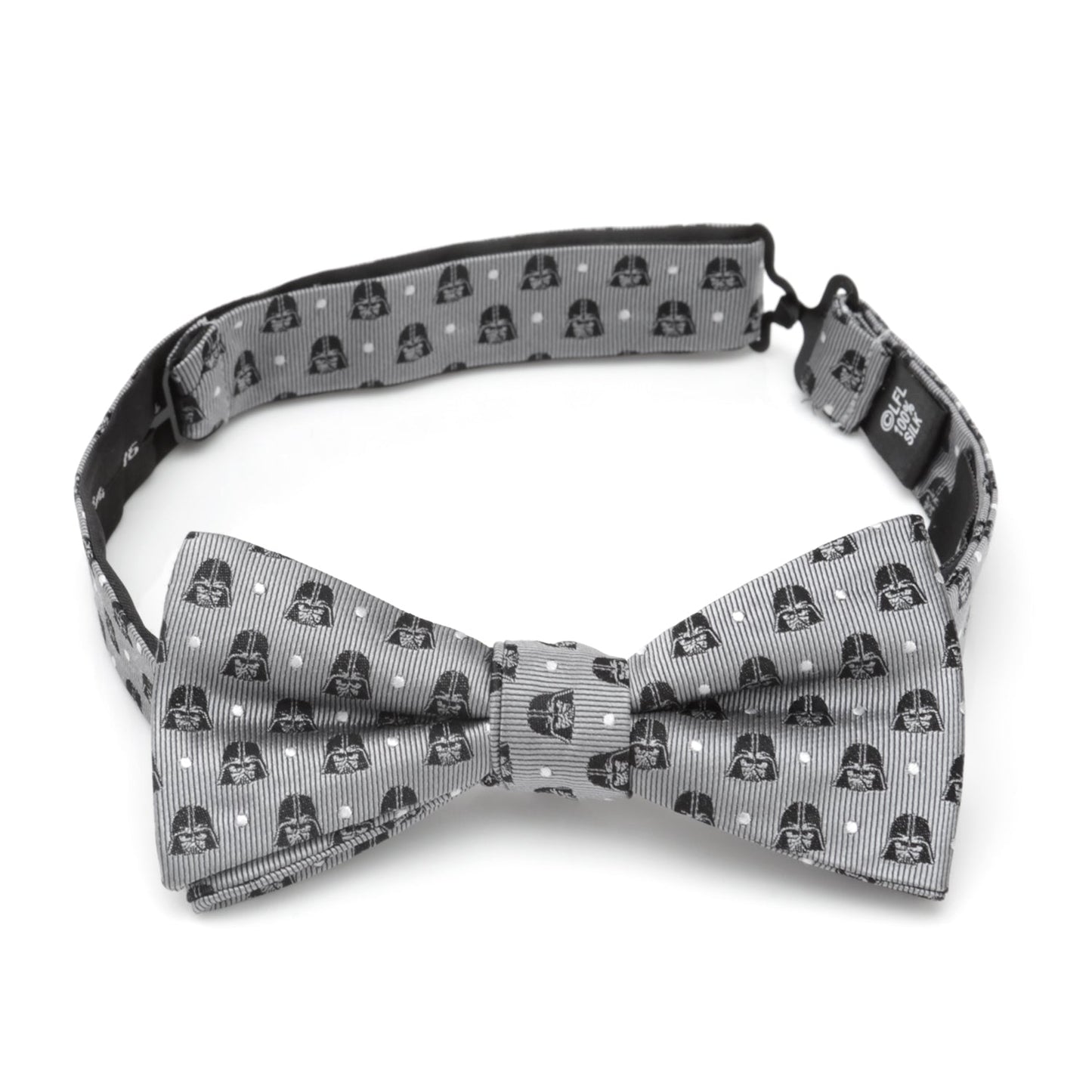 Star Wars Darth Vader Gray Polka Dot Bow Tie