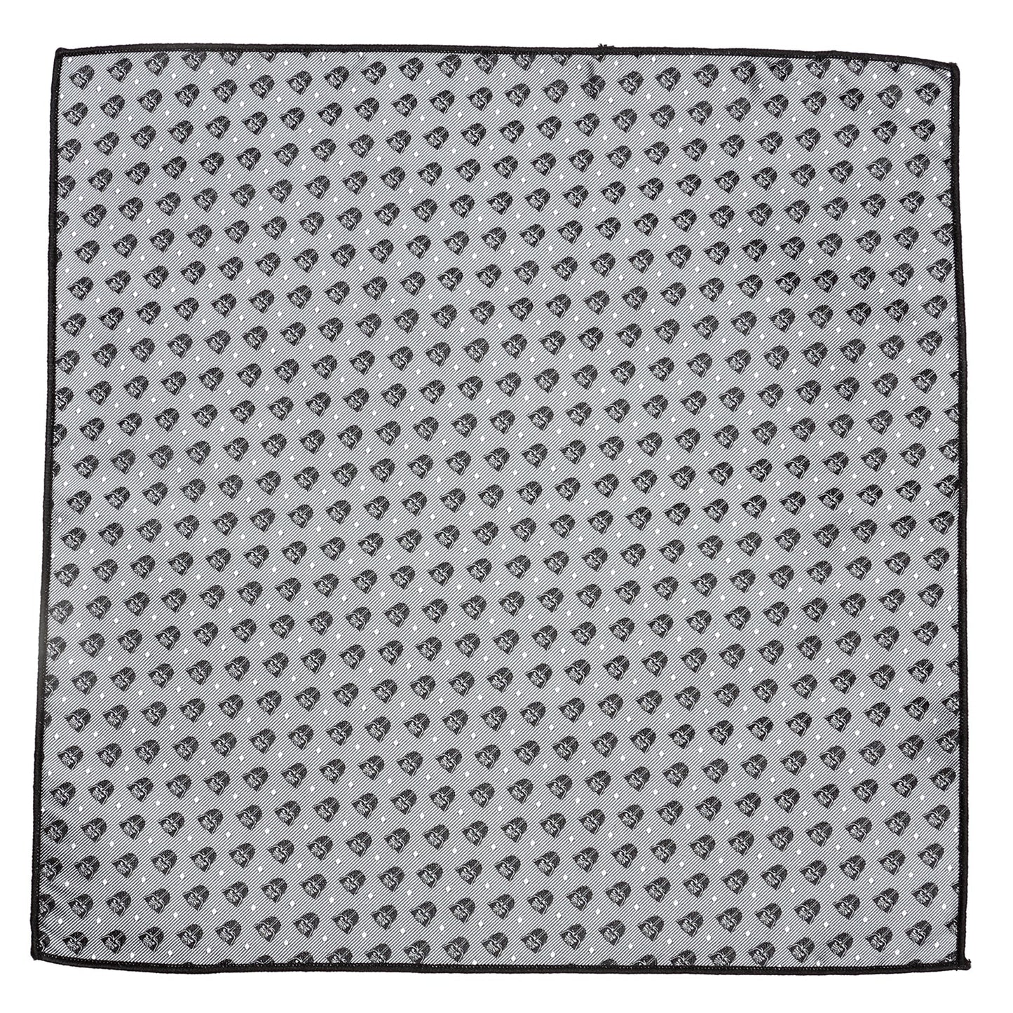 Star Wars Darth Vader Gray Polka Dot Pocket Square