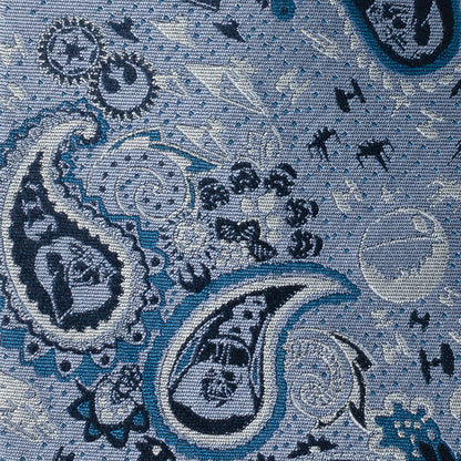 Star Wars Darth Vader Blue Tonal Paisley Tie