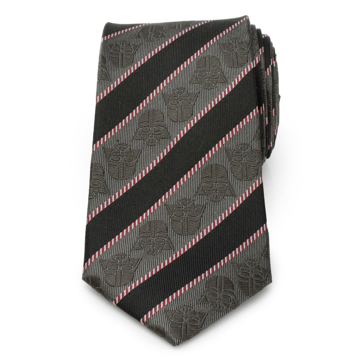 Star Wars Darth Vader Black and Gray Striped Tie