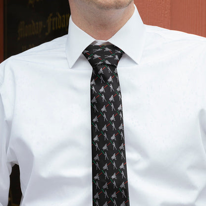 Star Wars Darth Vader and Luke Skywalker LIGHTSABER Battle Black Tie