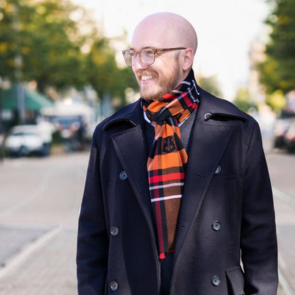 Star Wars Darth Vader Black Tartan Scarf